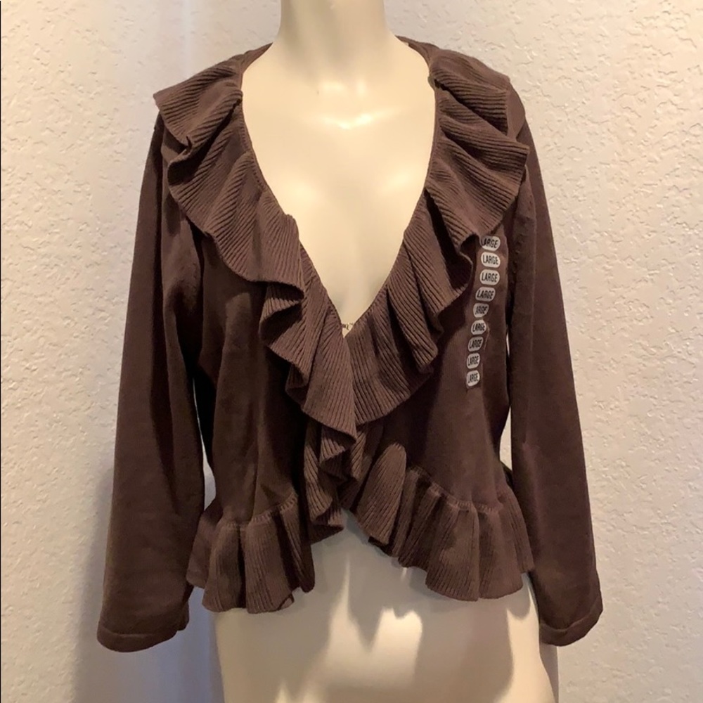Eight Eight Eight Ruffled Cardigan